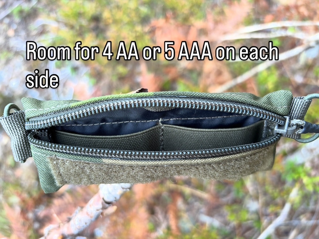 NVG battery counterweight pouch