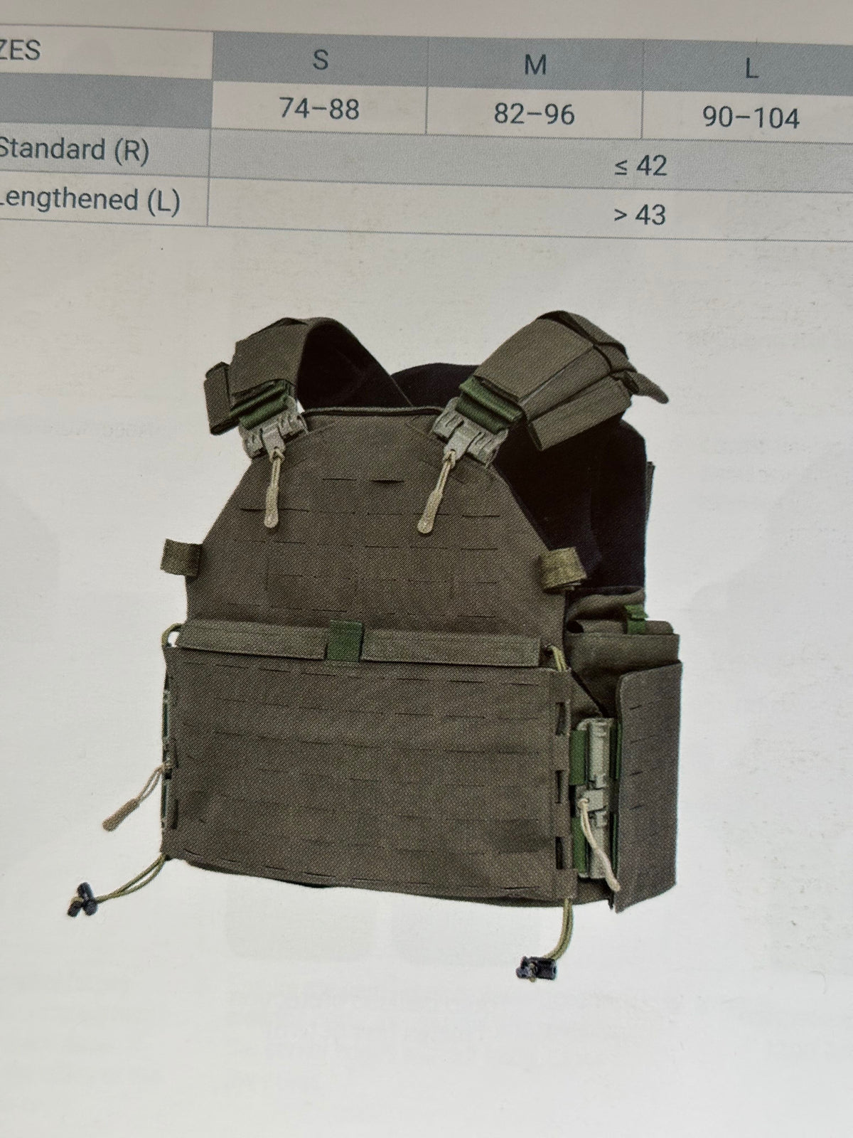 NFM Air Grid 6/9 Ballistic vest with armour add-ons