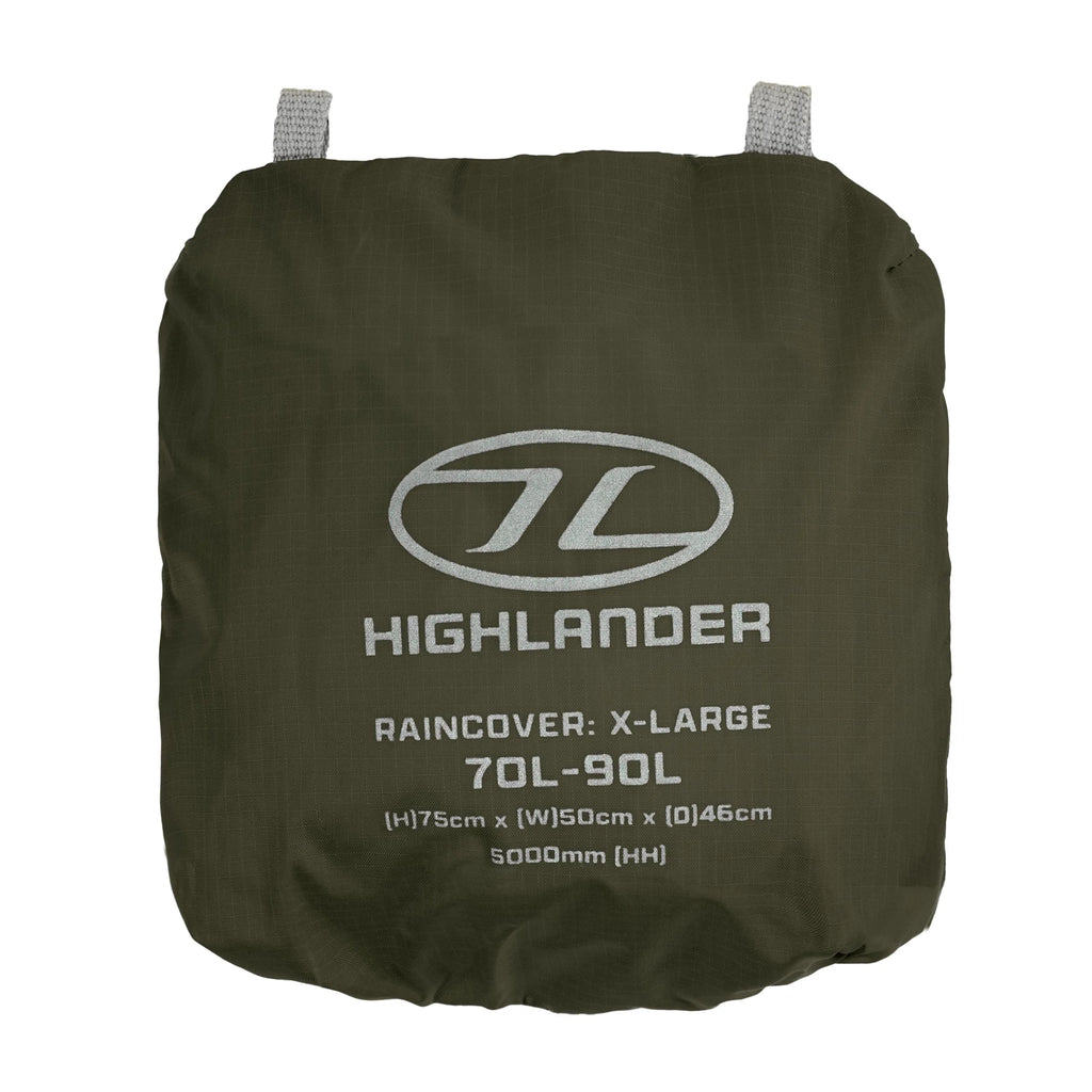 Highlander, Ducks Back Raincover, Extra Large (70-90L)