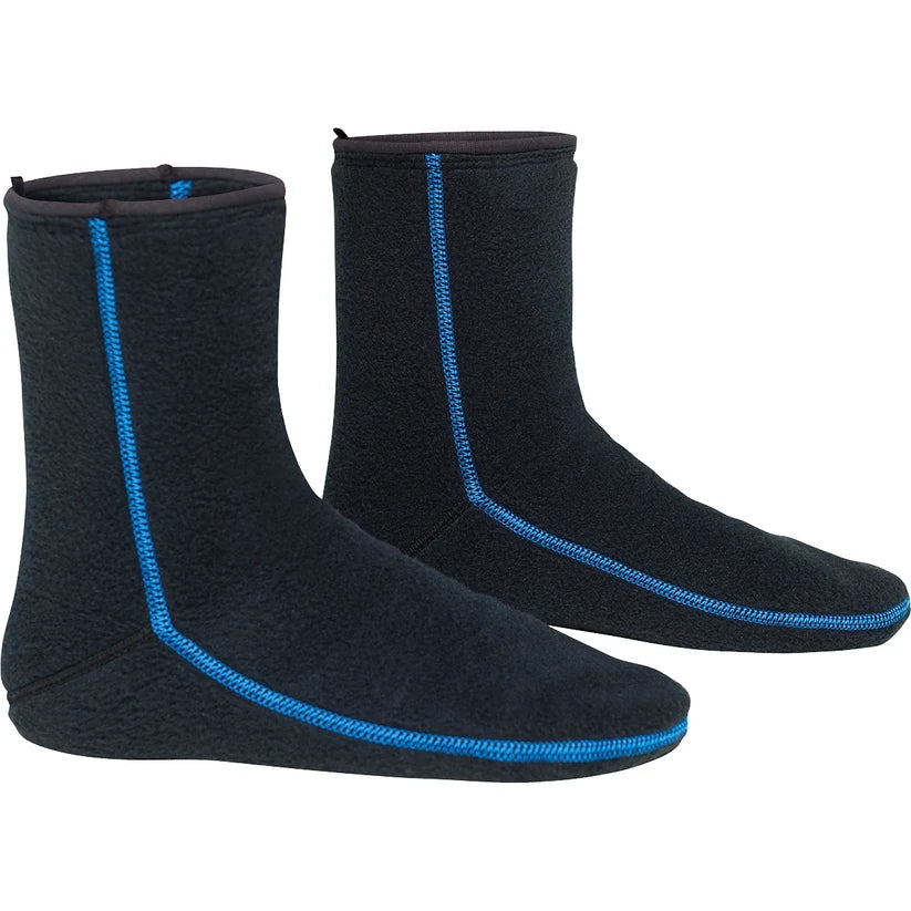 Diving socks. Bare, SB System Mid Layer Boot Liner-BLK