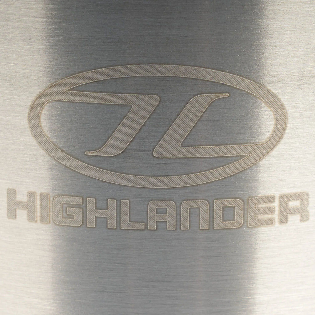 Highlander, STAINLESS STEEL CAMP CUP, 500ML X4