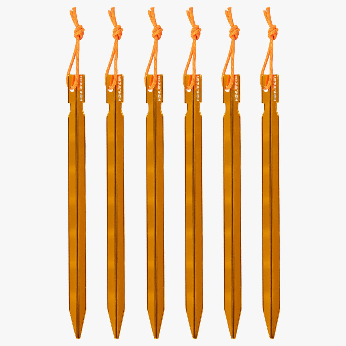 Highlander, Arrow Aluminium Pegs 18cm / 7inch 6 pack