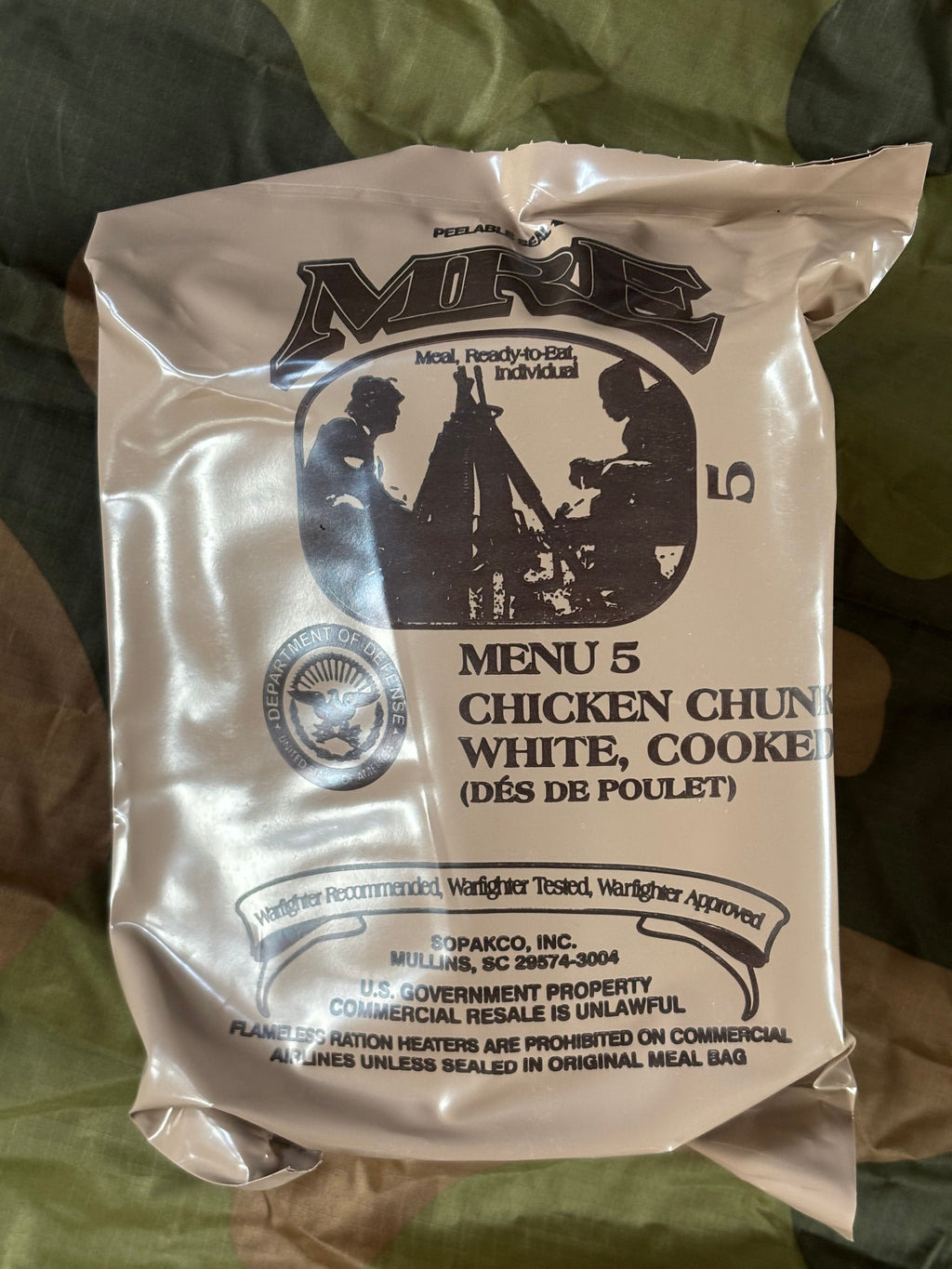 US, Meal Ready to Eat, field ration