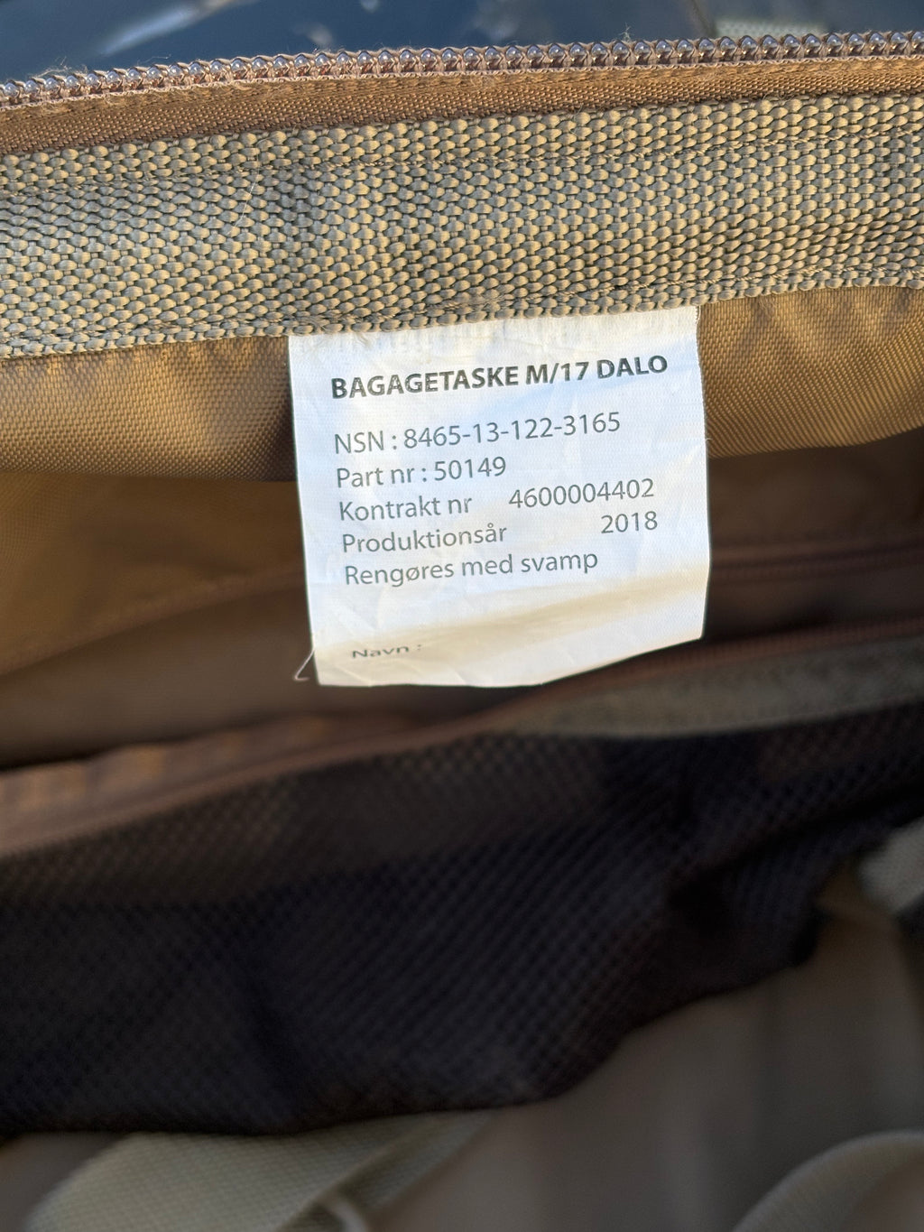 Bagagetaske M/17