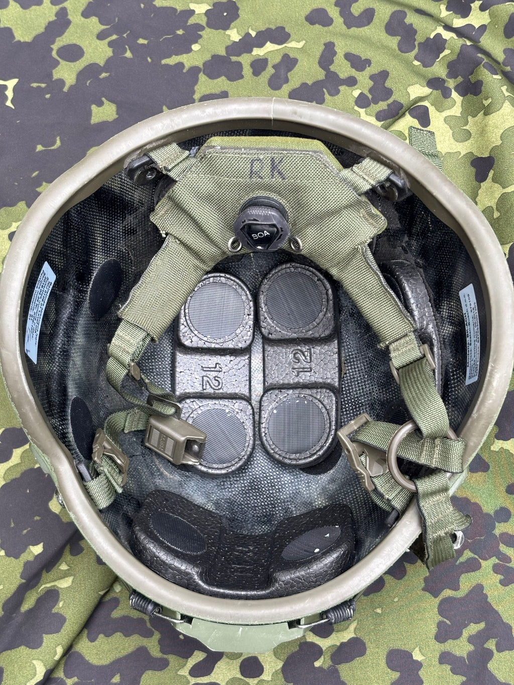 BK ACH Ballistic helmet, IIIA, modernized