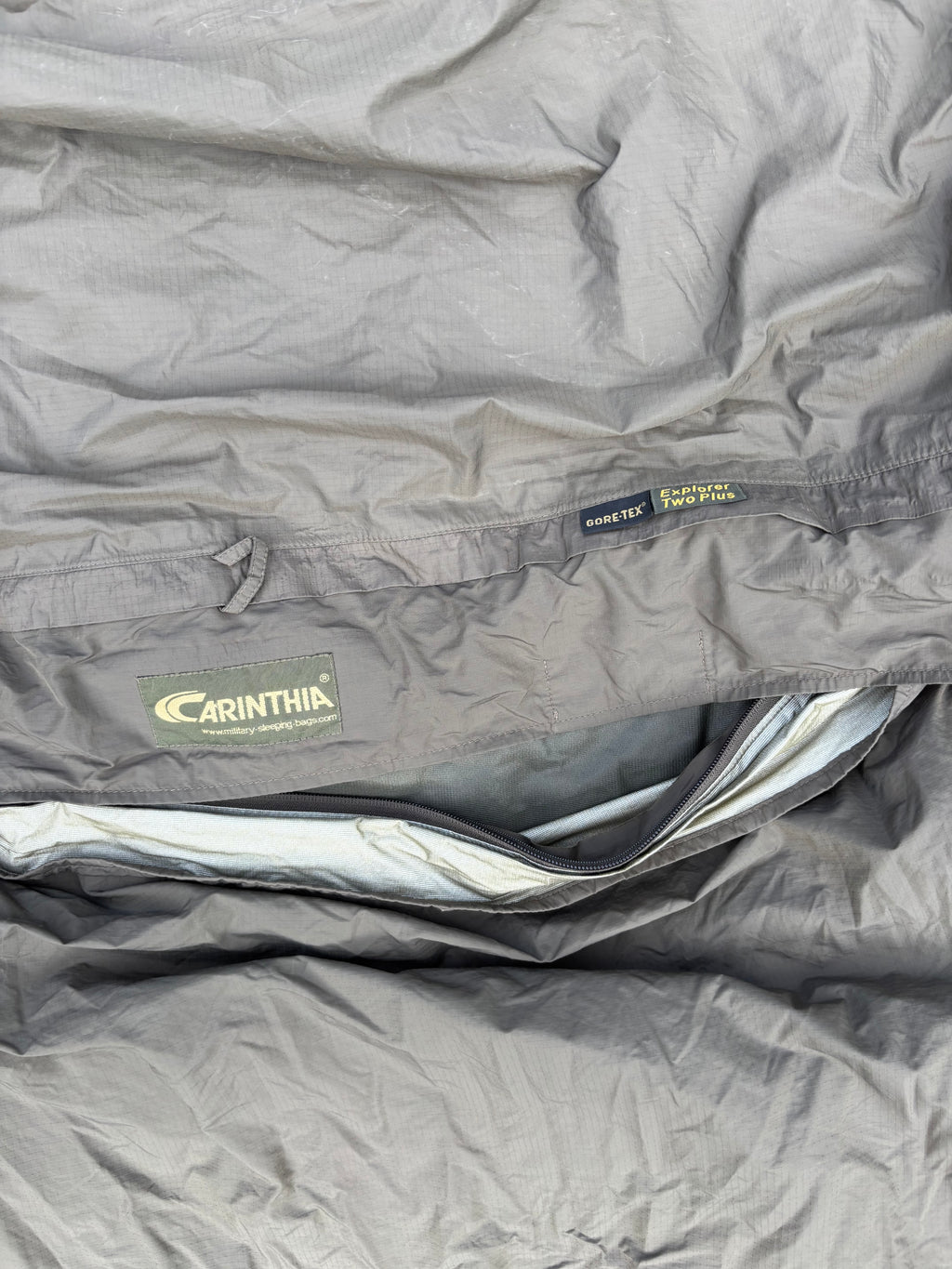 Heavly used Carinthia Explorer Two Plus bivy