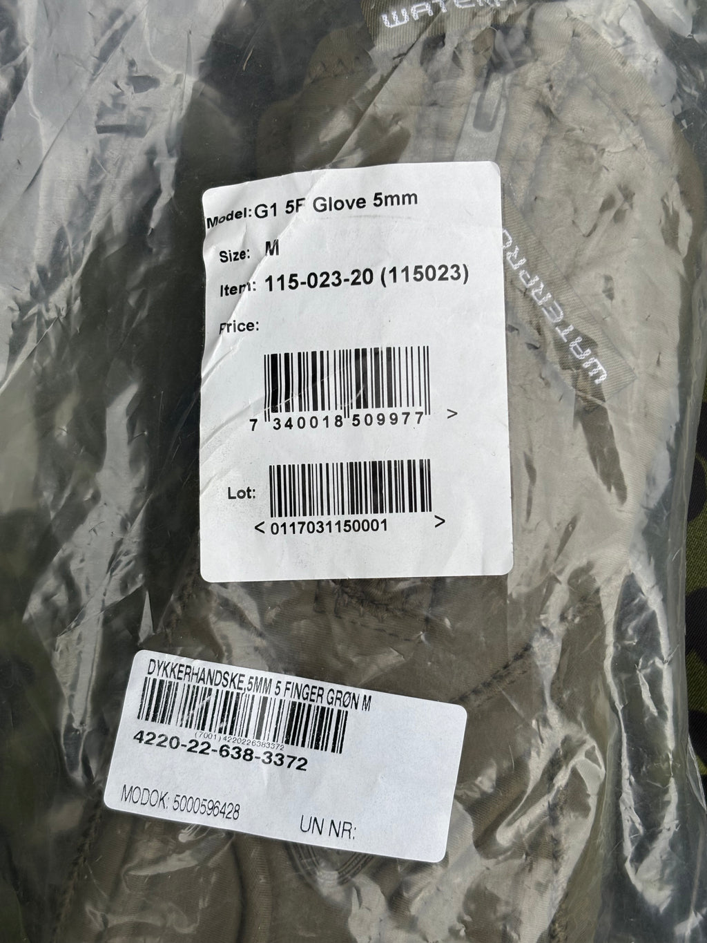 Waterproof G1 5mm 5-finger