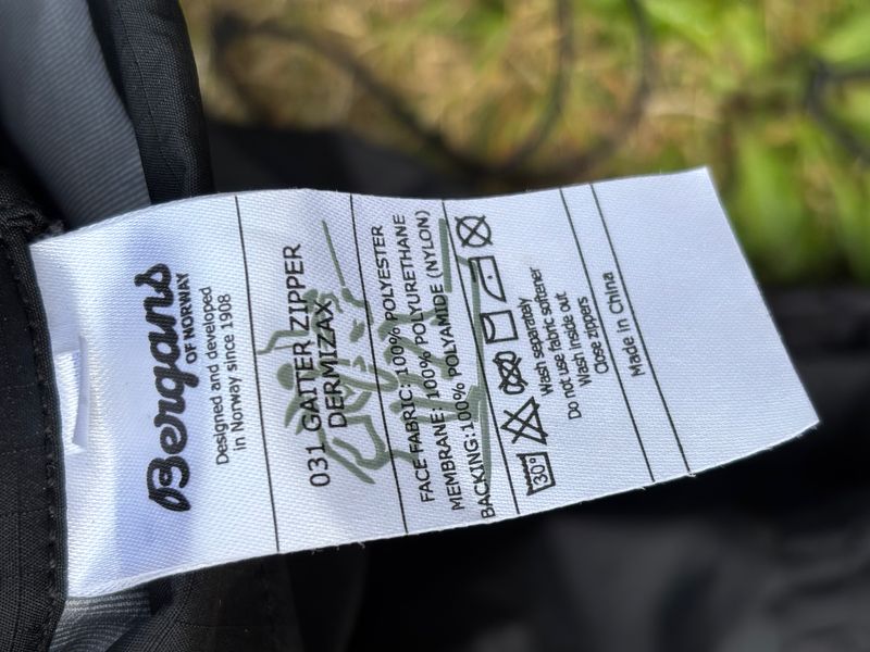Bergans Dermizax gaiters